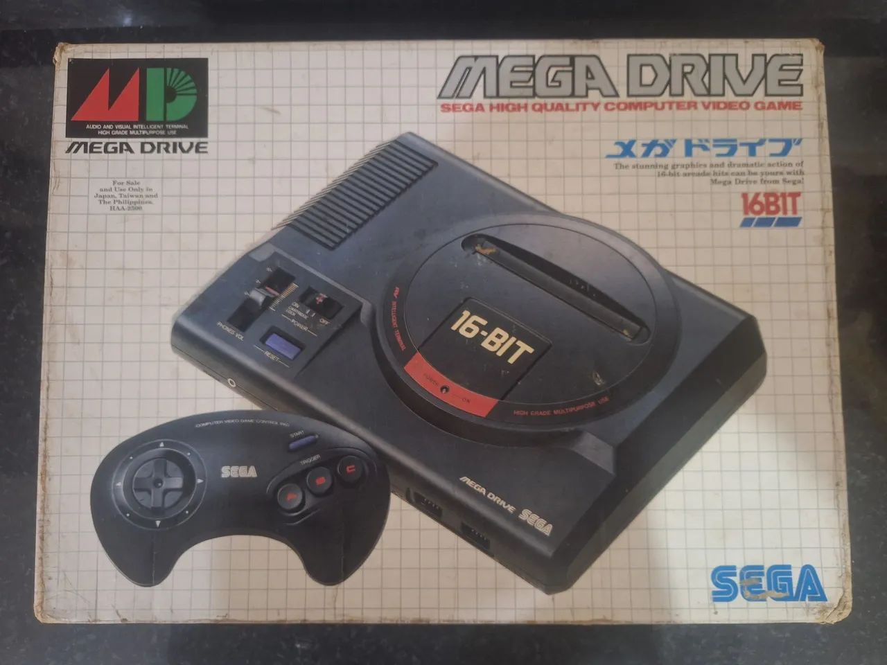 Megadrive na caixa, 2 controles e 8 jogos  - Foto 4