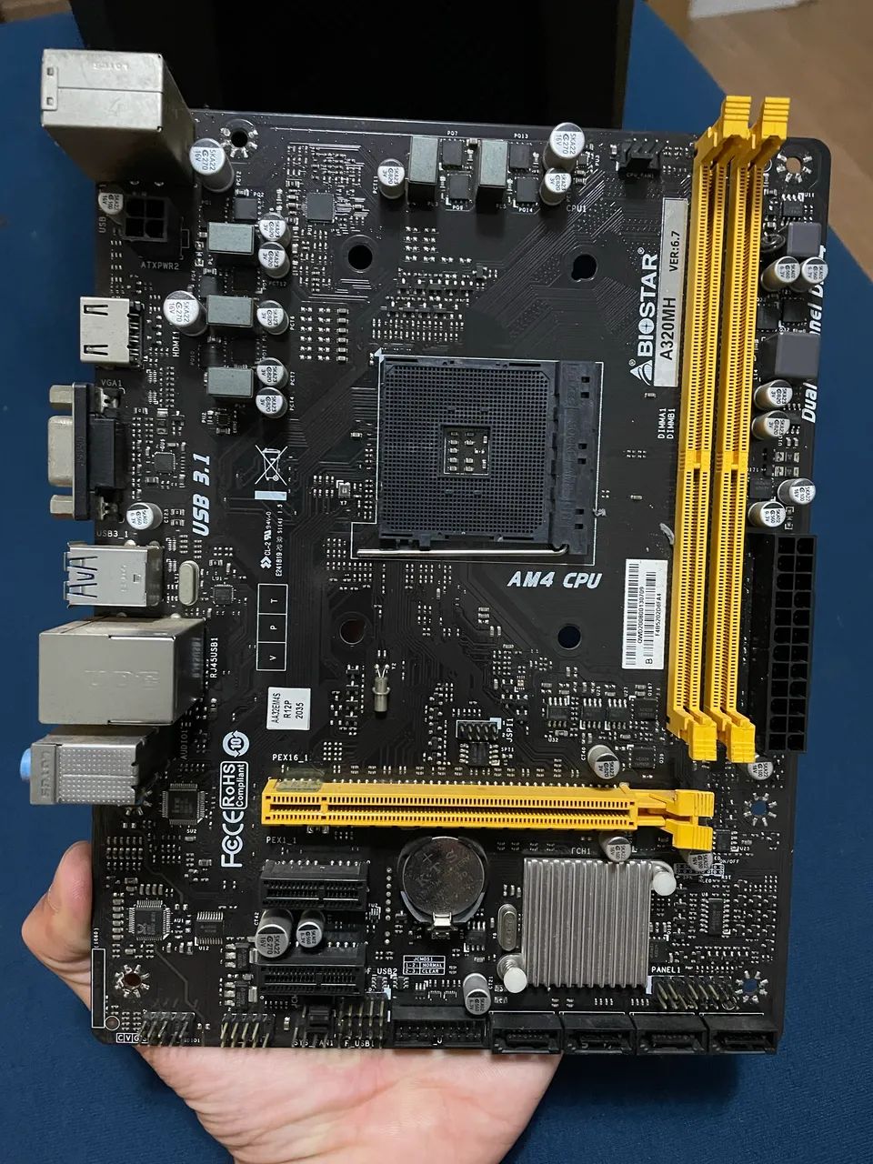 PLACA MÃE BIOSTAR A320MH