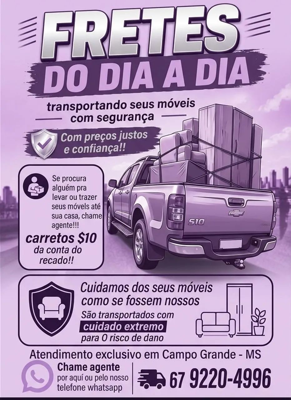 Fretes pequenos 