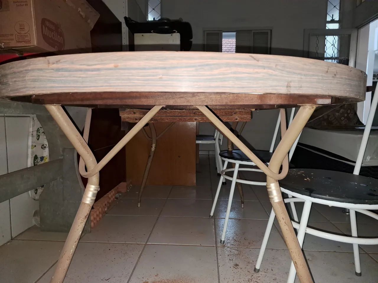 Mesa antiga 1980 antiquário  - Foto 4