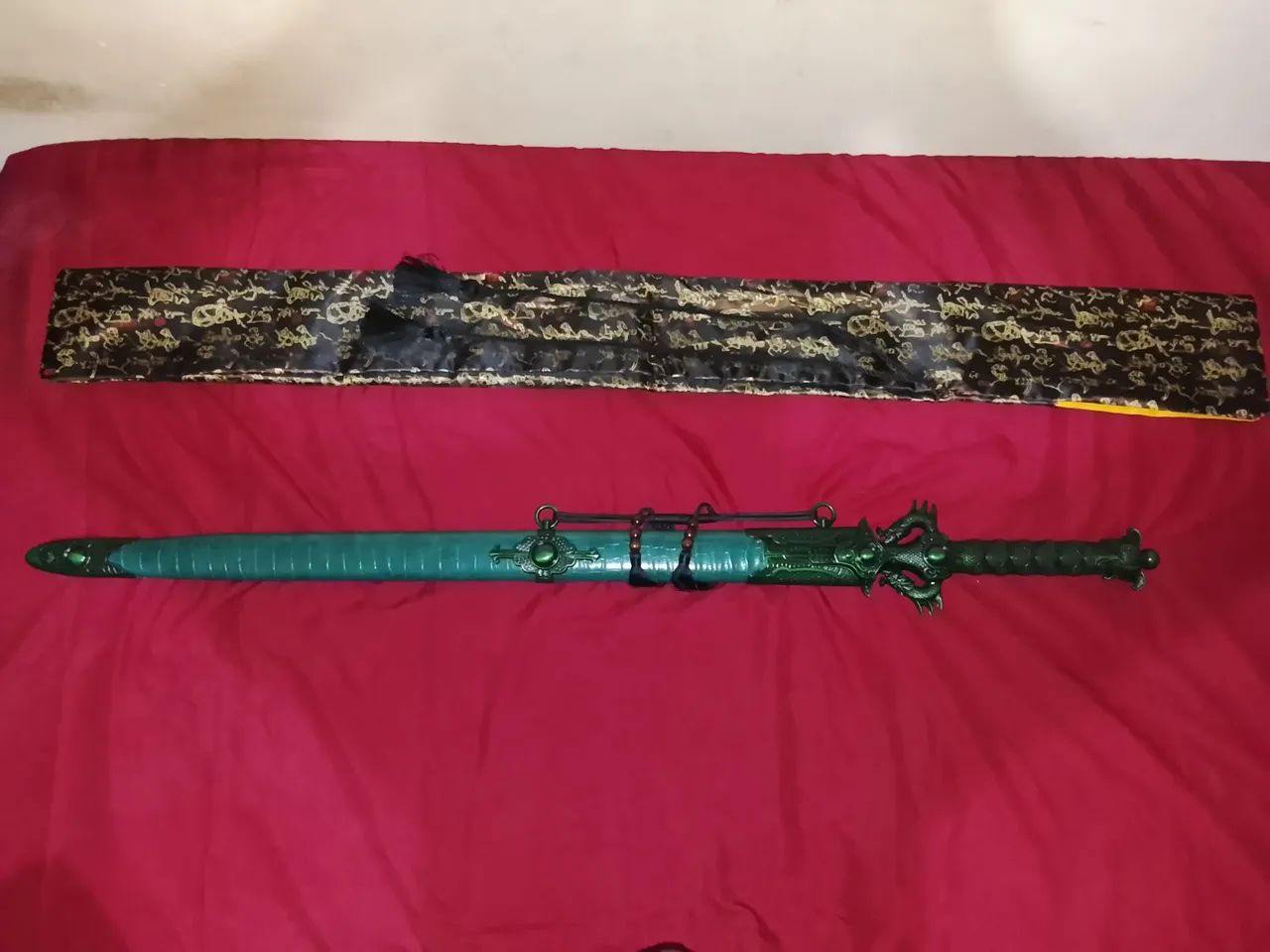 Espada Dragon Chinese Green Jian