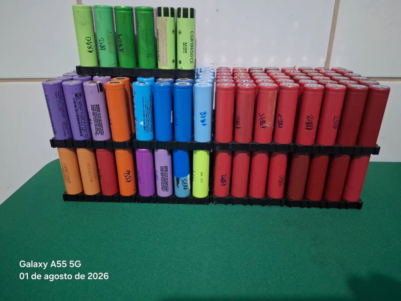 Lote 52 - celulas de litio usadas