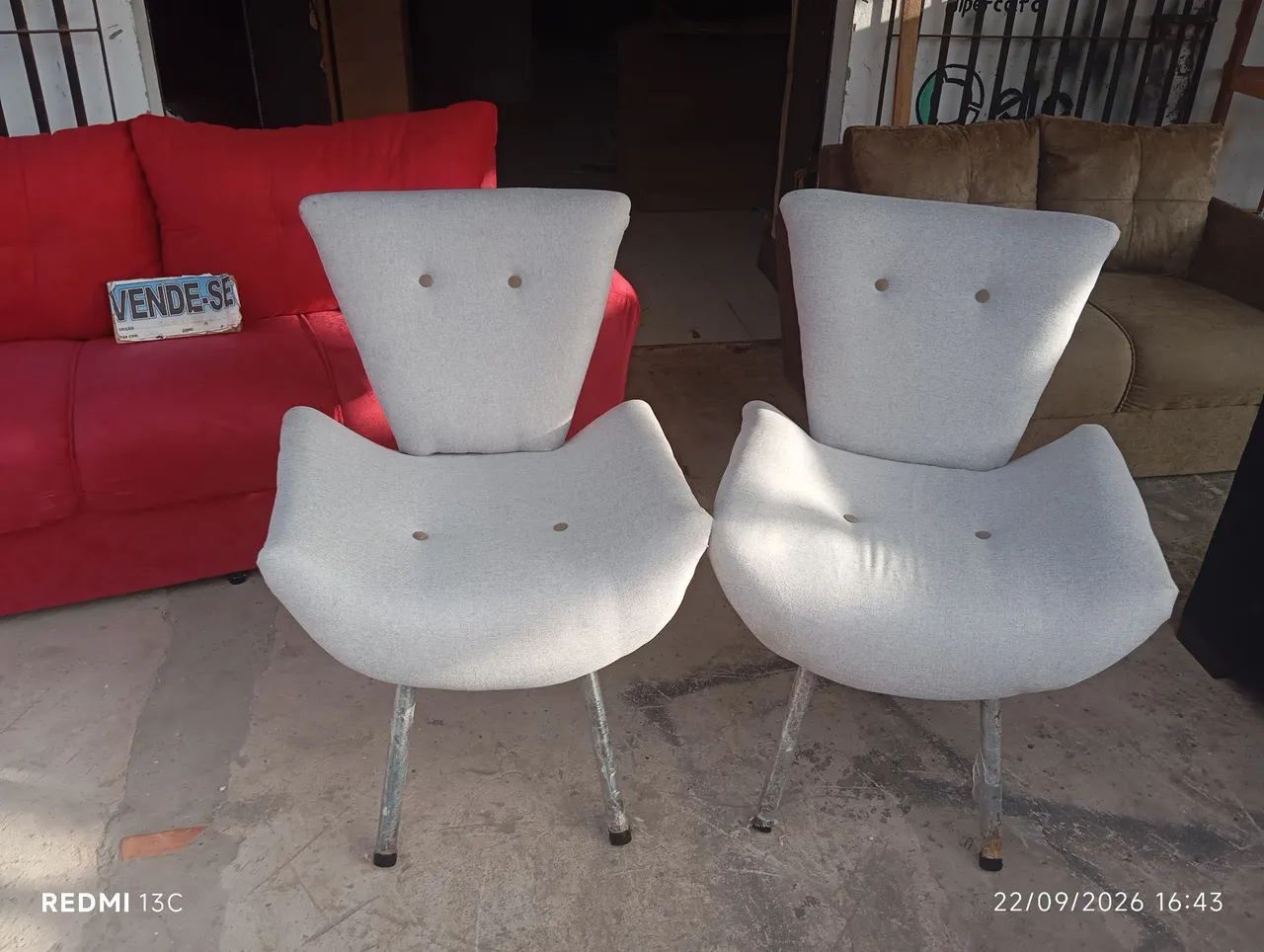 Poltronas linho - Foto 3