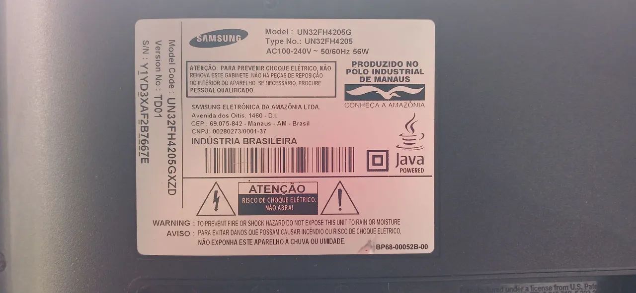 Tv Samsung 32" retirada peças  - Foto 4