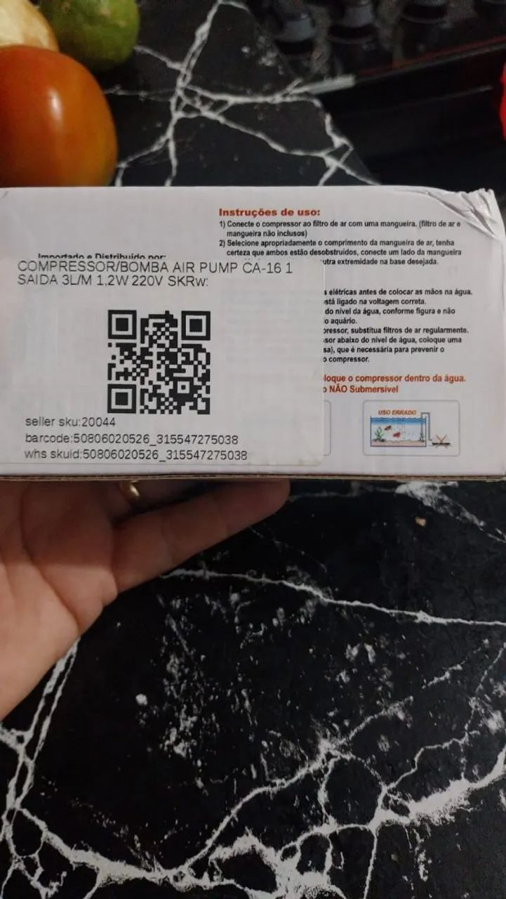 Compressor para aquário  - Foto 4