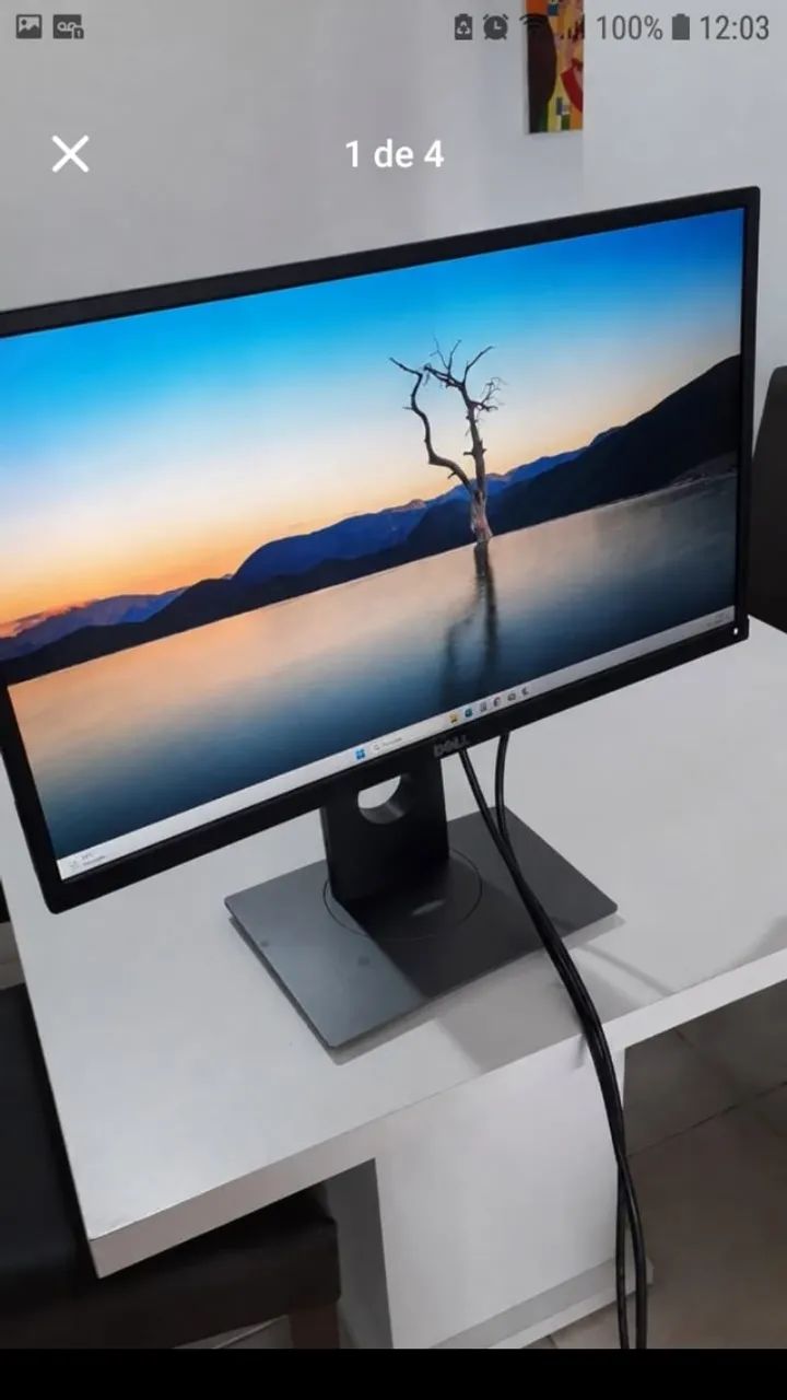 MONITOR DELL P2417H 24" FULL HD IPS - ÓTIMO CUSTO-BENEFÍCIO - Foto 2