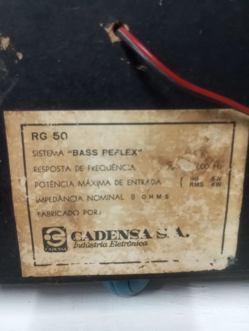 Caixa de som antiga  - Foto 2