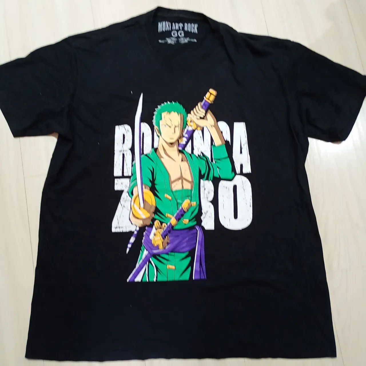 Camiseta manga curta Roronoa Zoro One Piece 