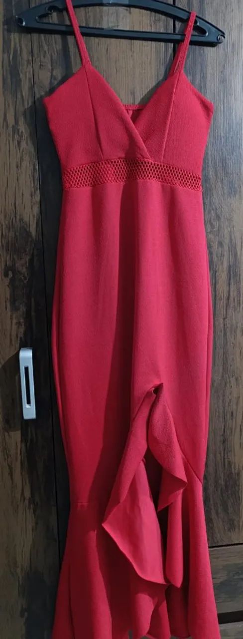 Vestido Longo Sereia Vermelho ? - Foto 5
