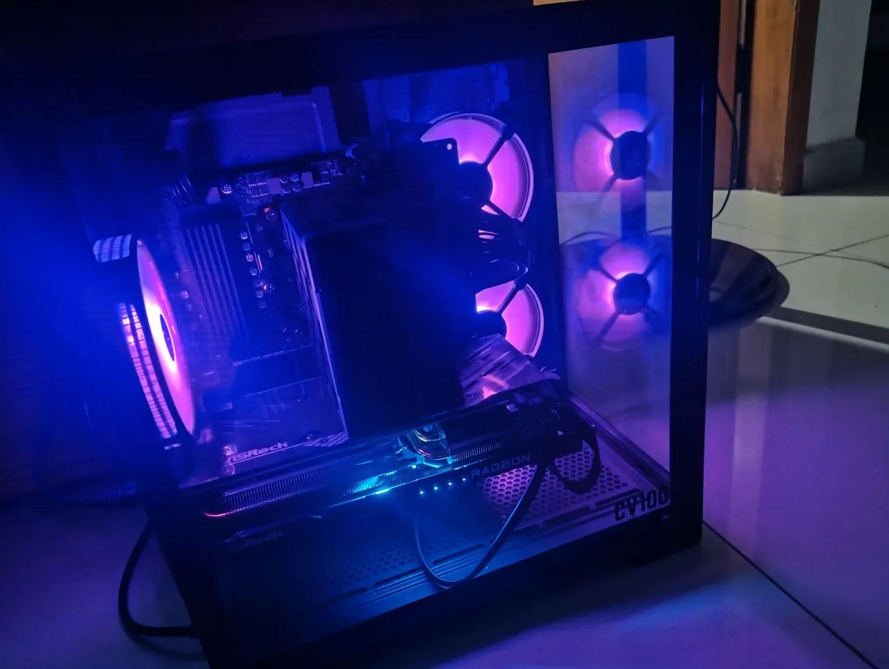 PC gamer AM4 com RX 7800 XT, 2TB de nvme e 32GB Ram - Foto 2