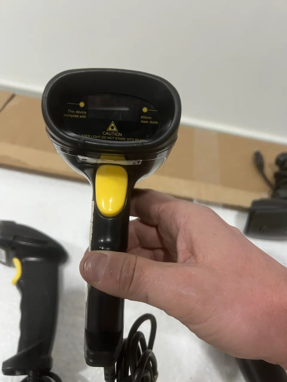 Leitor de Código de Barras Laser com fio Tech LB-W - Foto 2