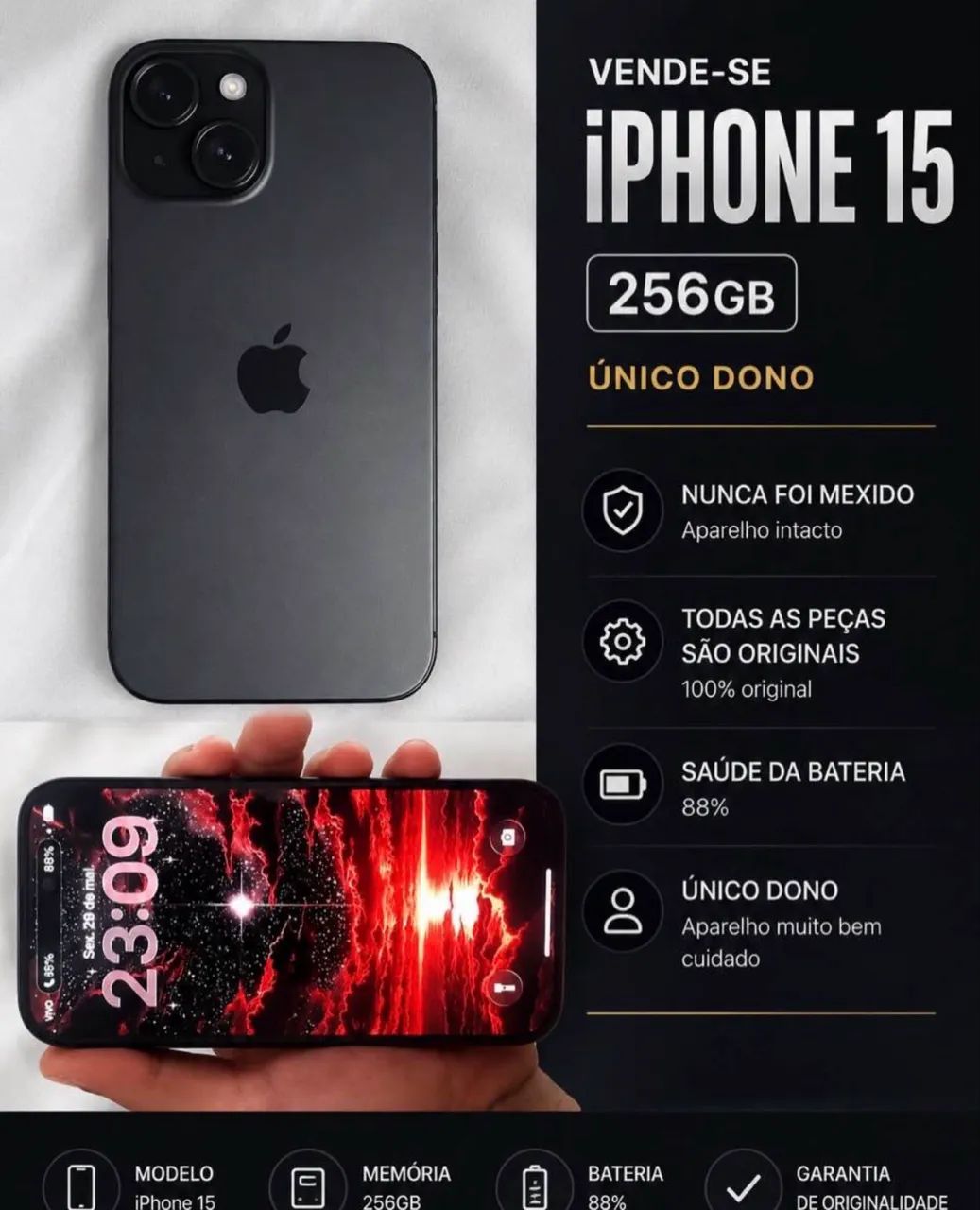 iPhone 15 256gb