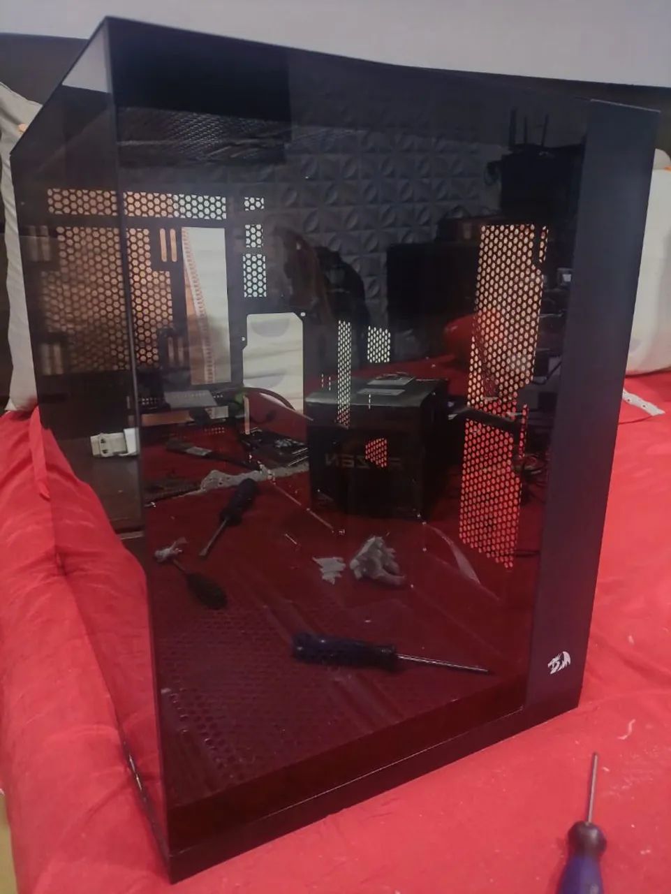 gabinete gamer redragon wideload pro - Foto 3