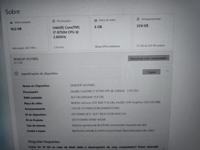 Notebook Dell G5 - Foto 4