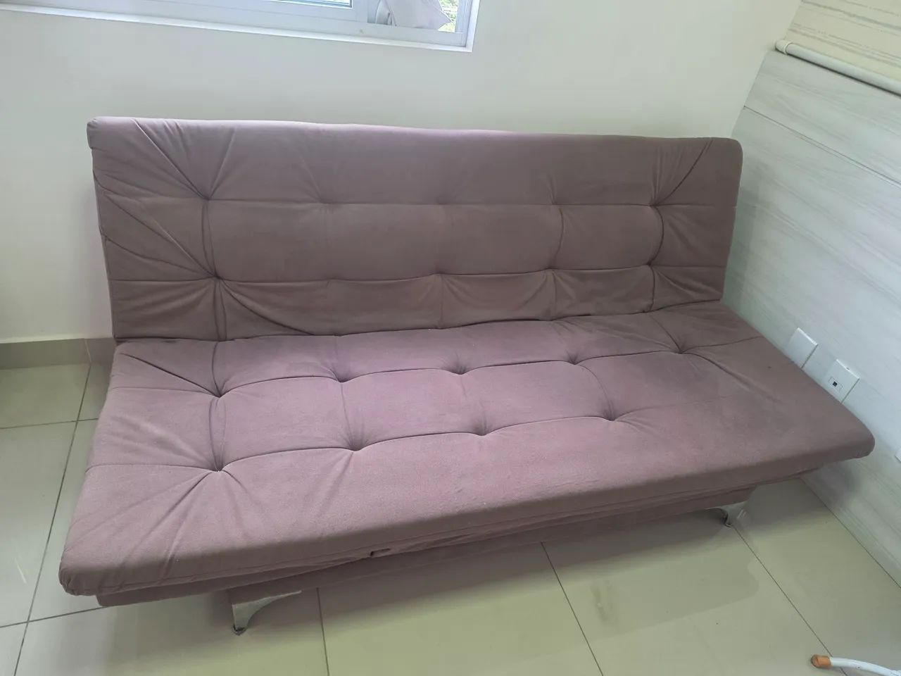 Sofá que vira cama de casal  - espuma super confortável  - Foto 3