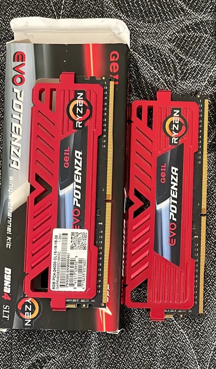 Memória RAM Evo 2x 8gb