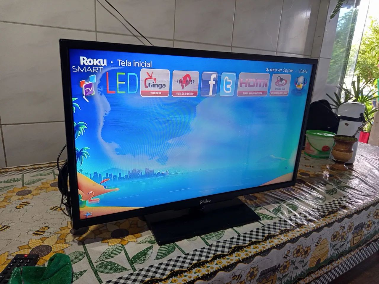 Tv Philco 32" Com Roku Smart - Foto 5