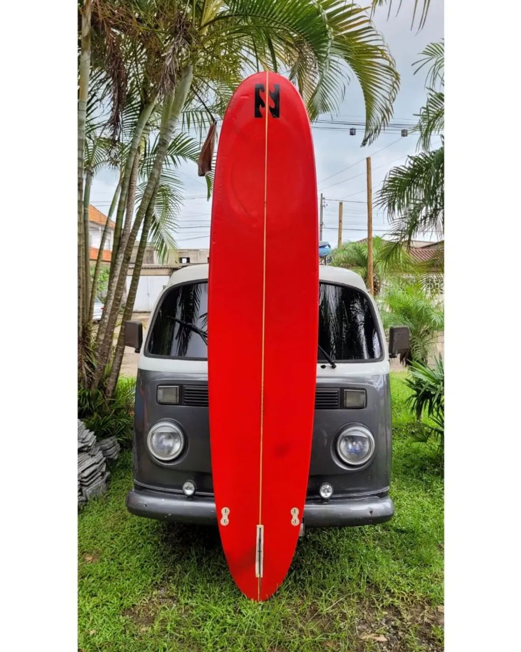 Prancha Longboard 9'6" Recém Reformada. Shaper Eriva. Pechincha. De $1700 por $1200. - Foto 2