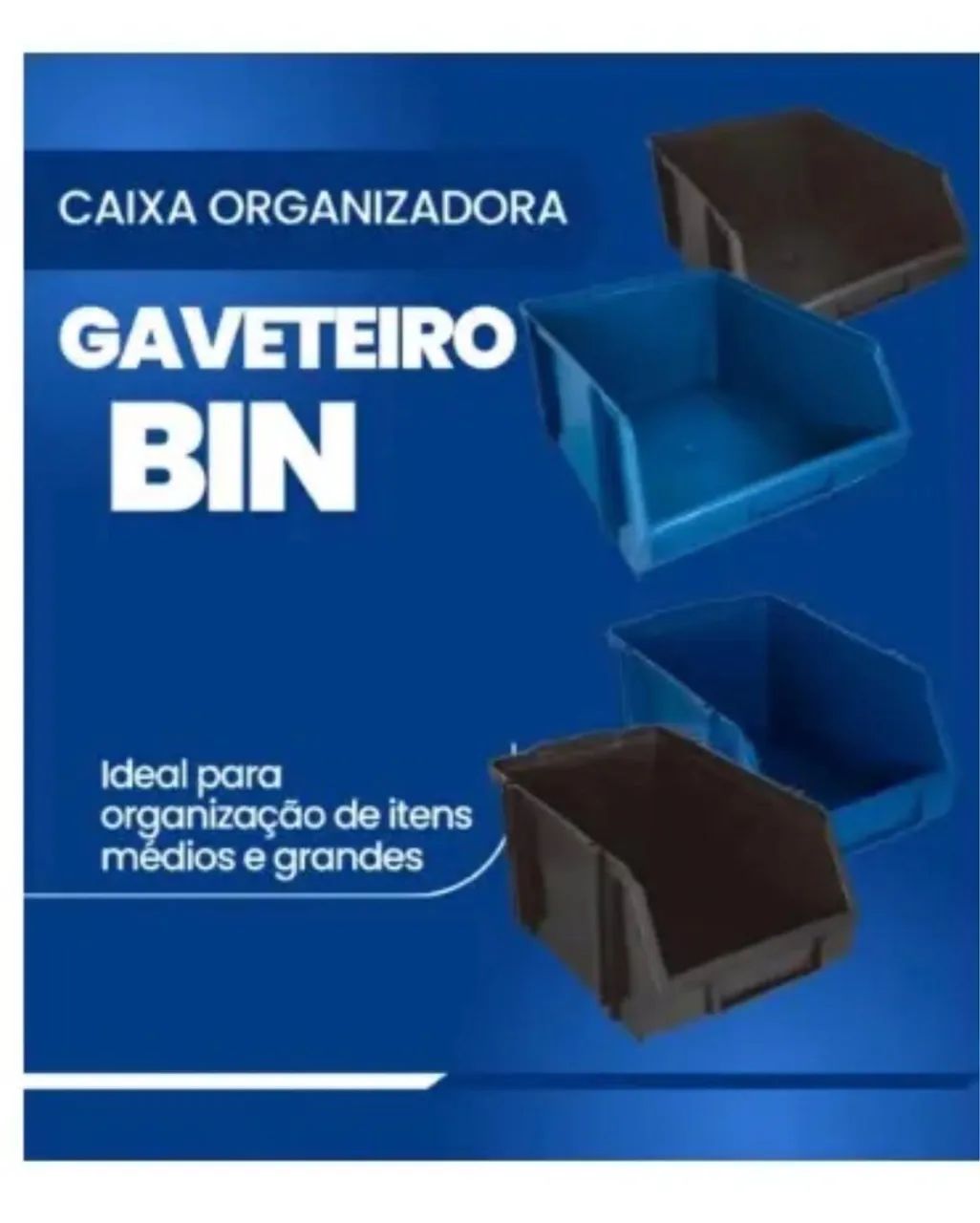 CAIXA PLÁSTICA PP BIN 9 - LOTE  - Foto 3