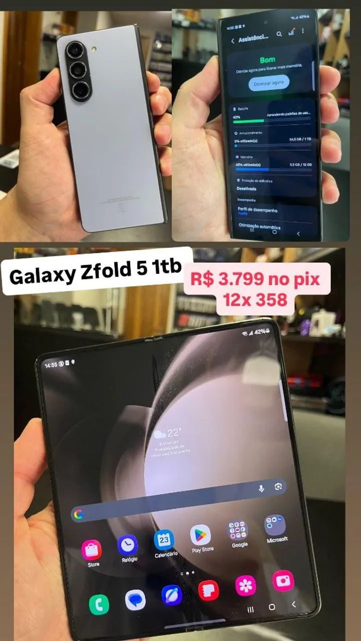 Galaxy Zfold 5 1tb 