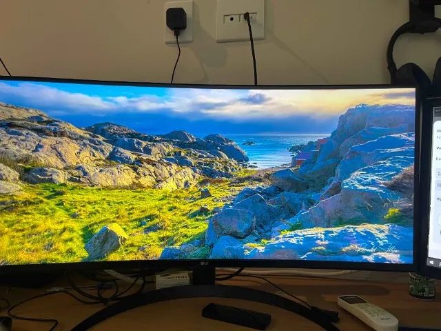 Monitor LG 34 UltraWide 160Hz 2k/QHD Curvo (com GSync e FreeSync) - Foto 2