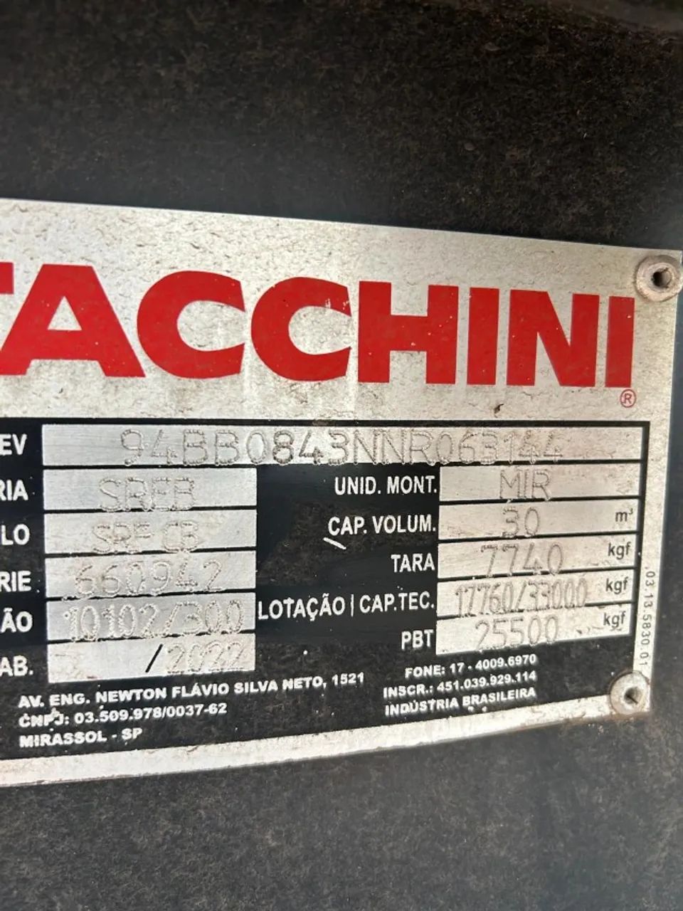 CACAMBA FACCHINI 2022 - 30M3 - Foto 3
