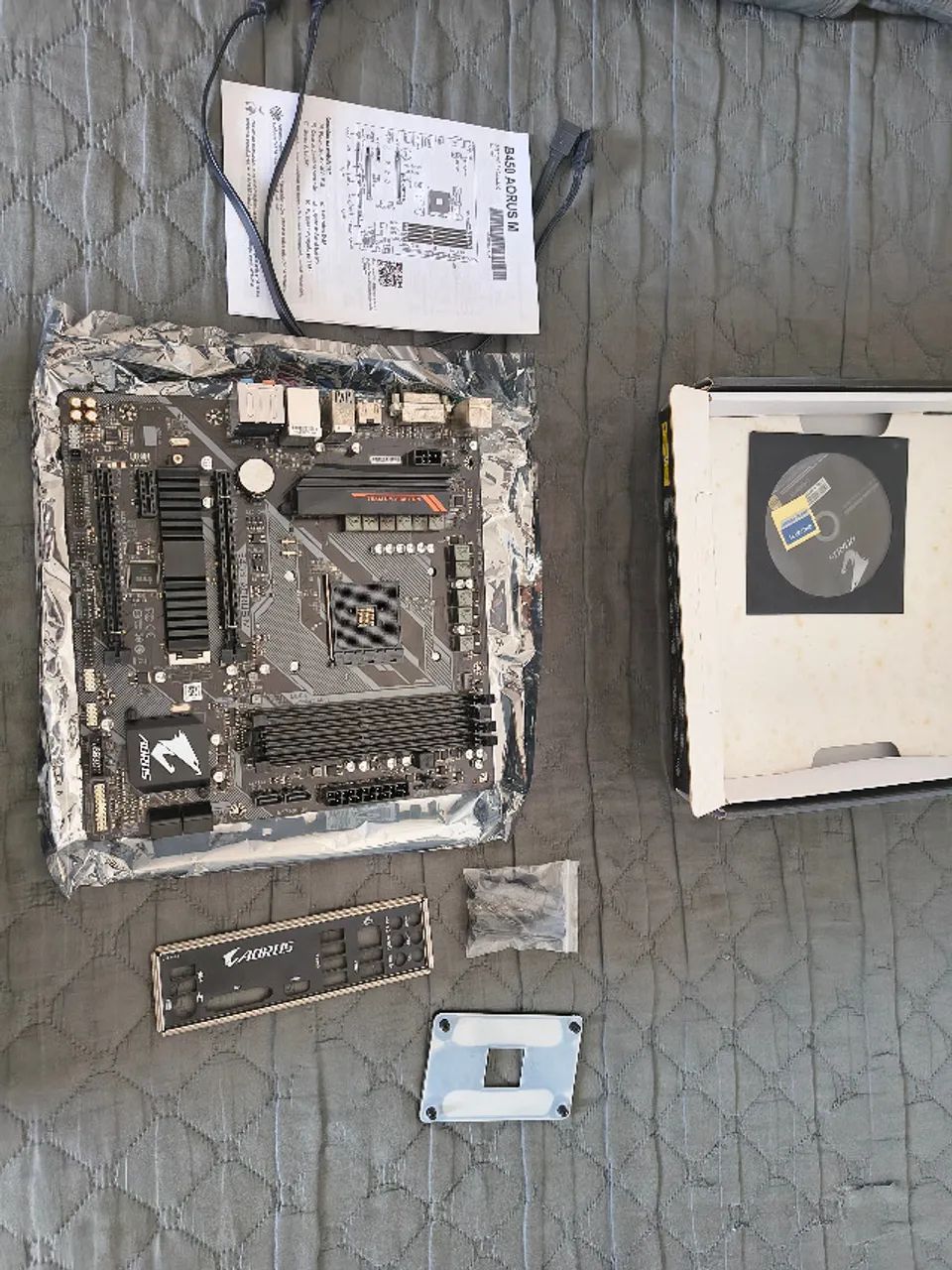 Placa Mãe B450 defeito