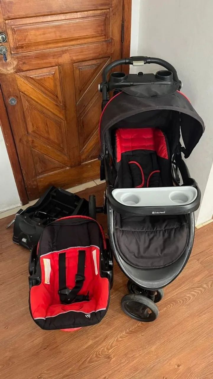 Carrinho + Bebê Conforto Baby Trend - Combo Completo