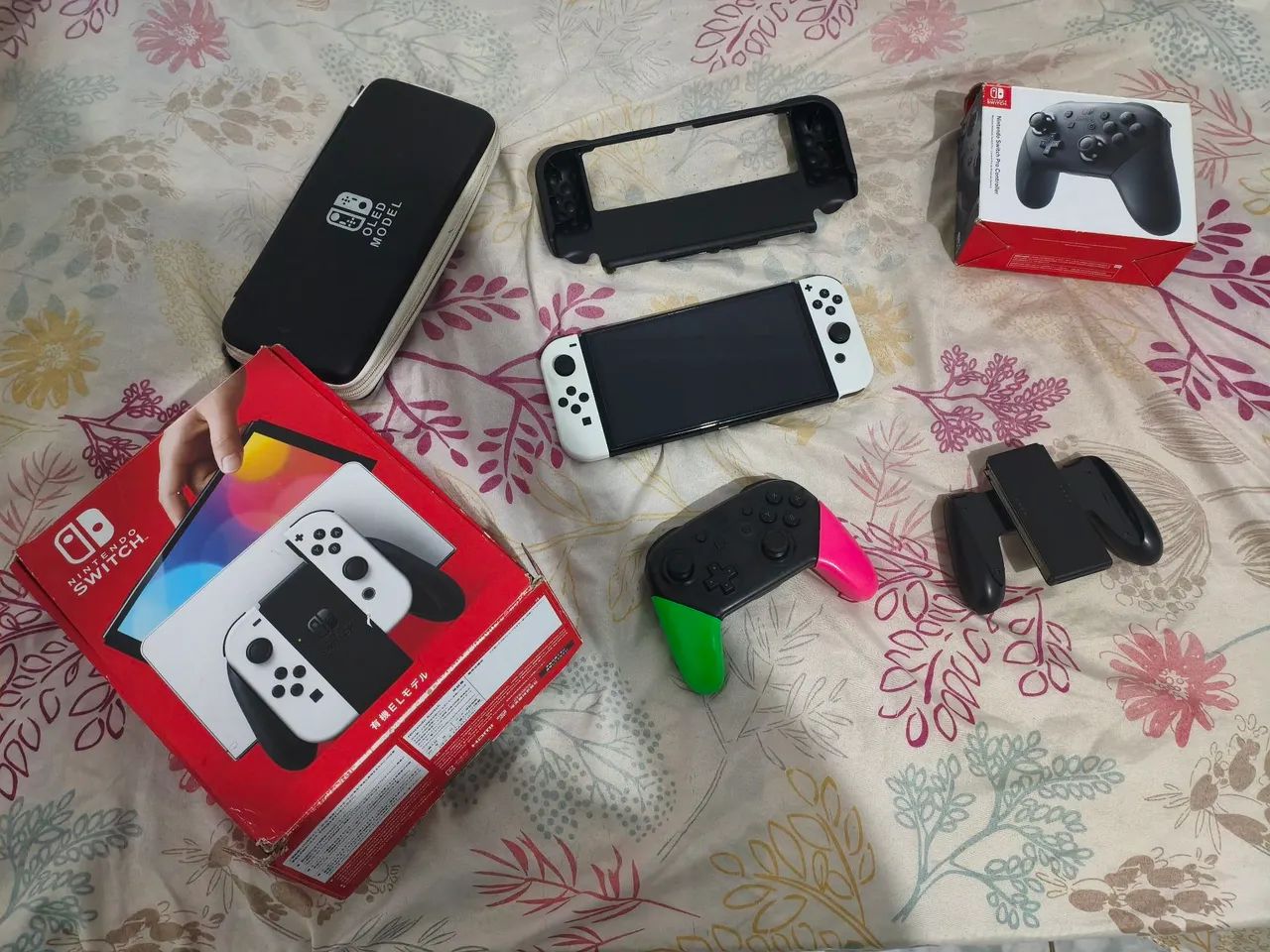 Nitendo OLED com vários jogos - Foto 4