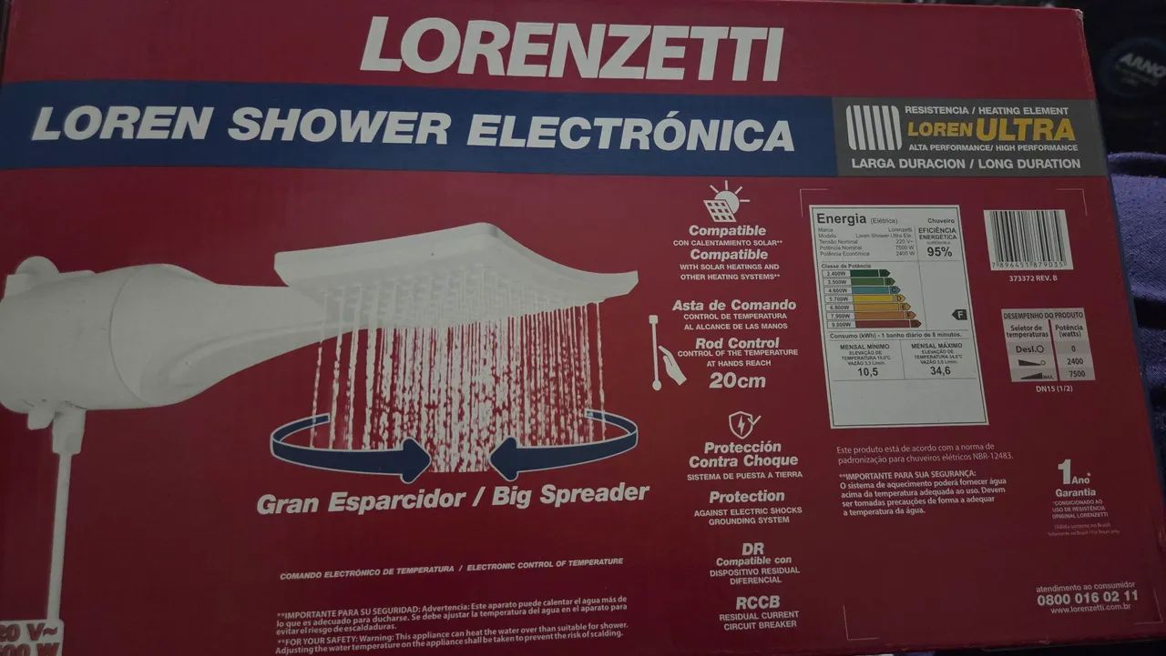 Chuveiro Lorenzetti LACRADO - Foto 3