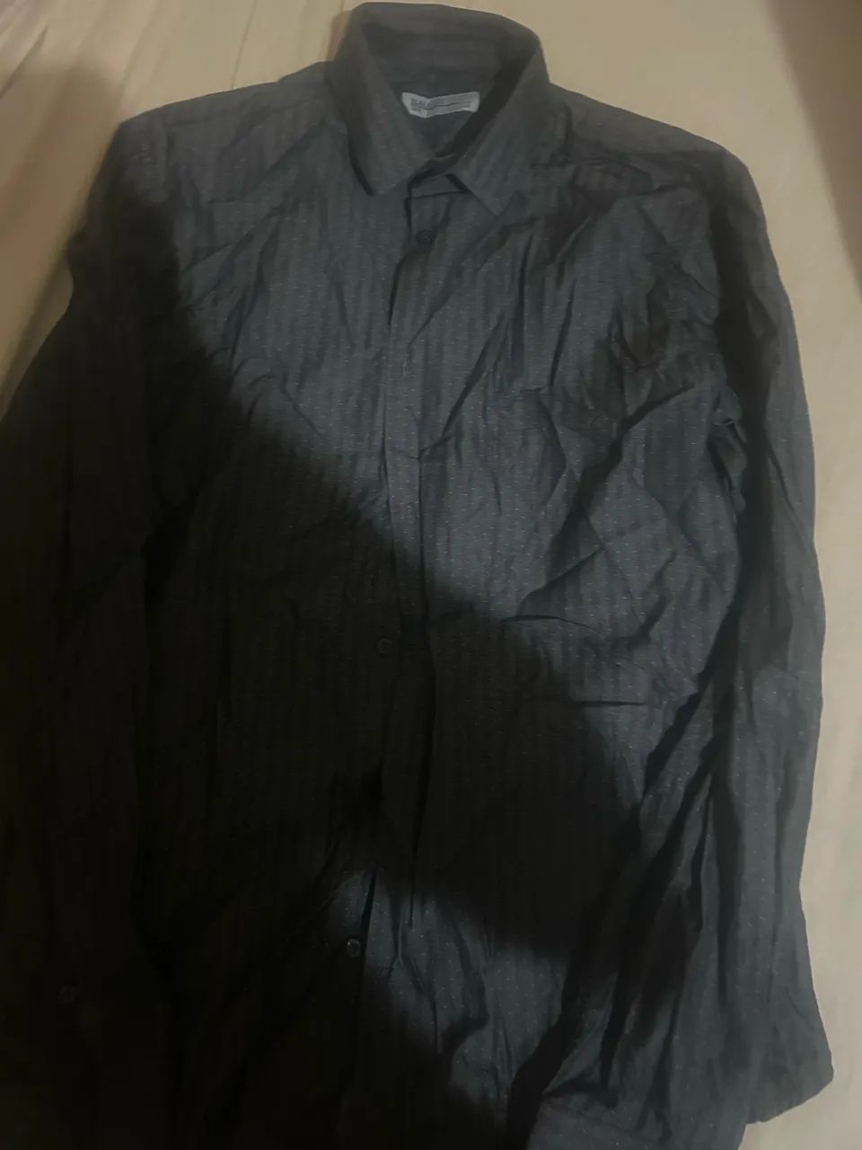 camiseta manga longa, preta. Nova. - Foto 3