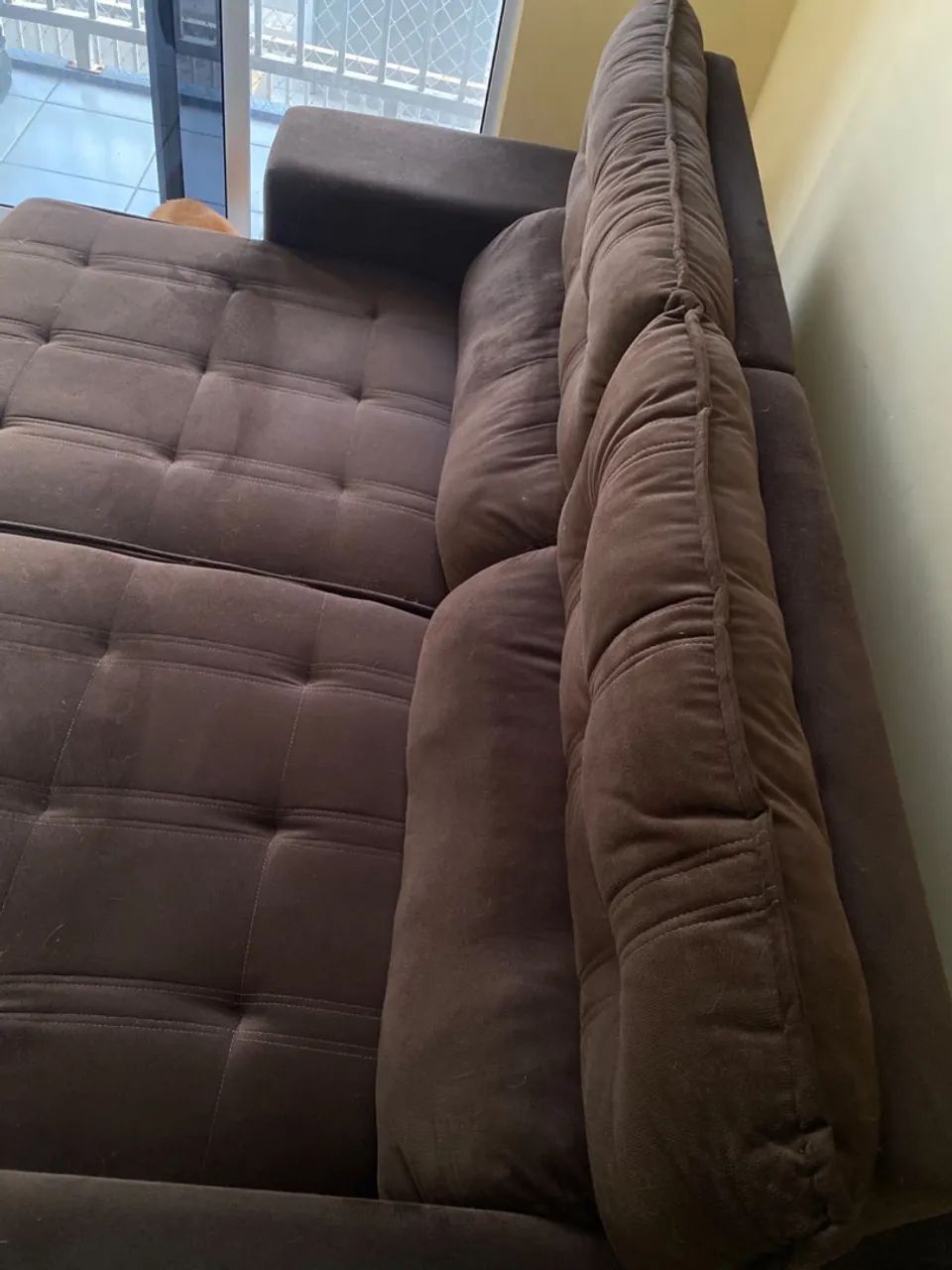 Sofá Retrátil e Inclinável de 3 lugares - Foto 3