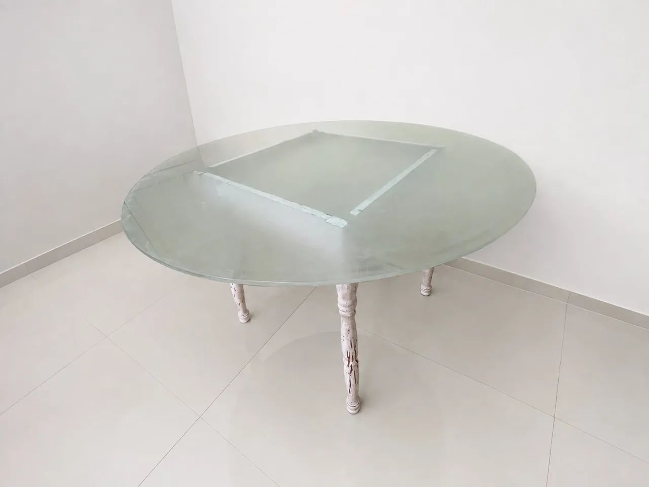 Mesa de Vidro Redonda 4 Cadeiras - Foto 3