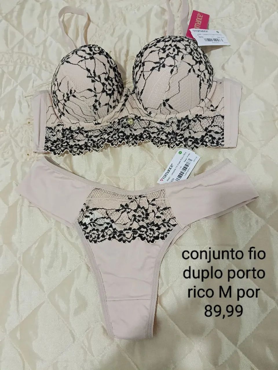 Lindos conjuntos calcinha e sutiã 