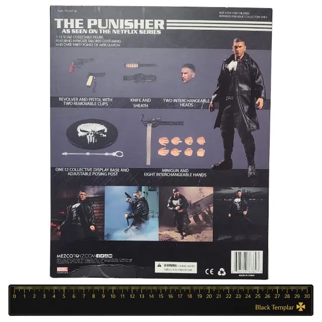Mezco One:12 The Punisher NetFlix - 1/12 Action Figure - Hobbies e