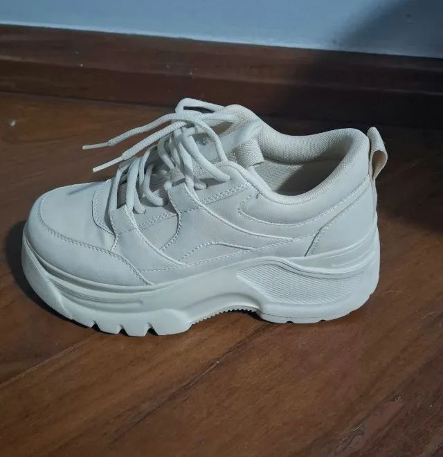 Tenis Zara Off-white - Foto 5