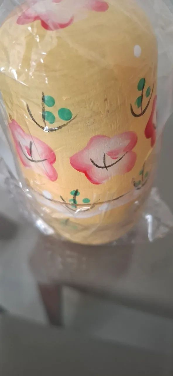Matrioska Boneca Russa Amarela - Foto 3