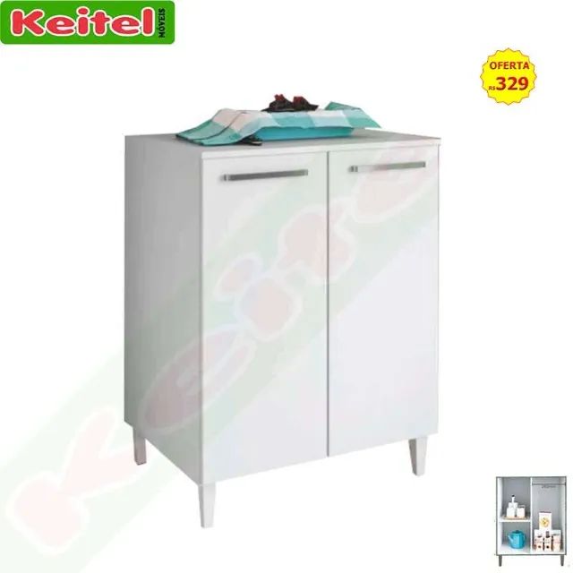 Balcão 2 Portas Poliana 61 Branco