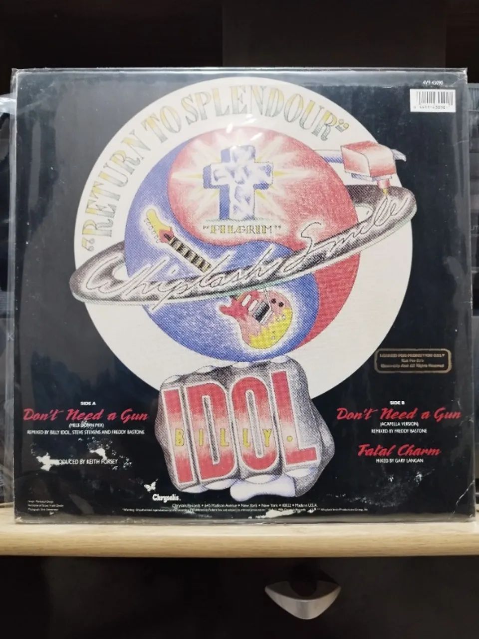 LP Billy Idol - Don?t Need a Gun - Importado (12') - Foto 2