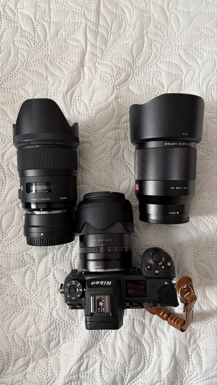 Kit de Equipamentos Fotográficos Nikon Z ? Lentes + FTZ II