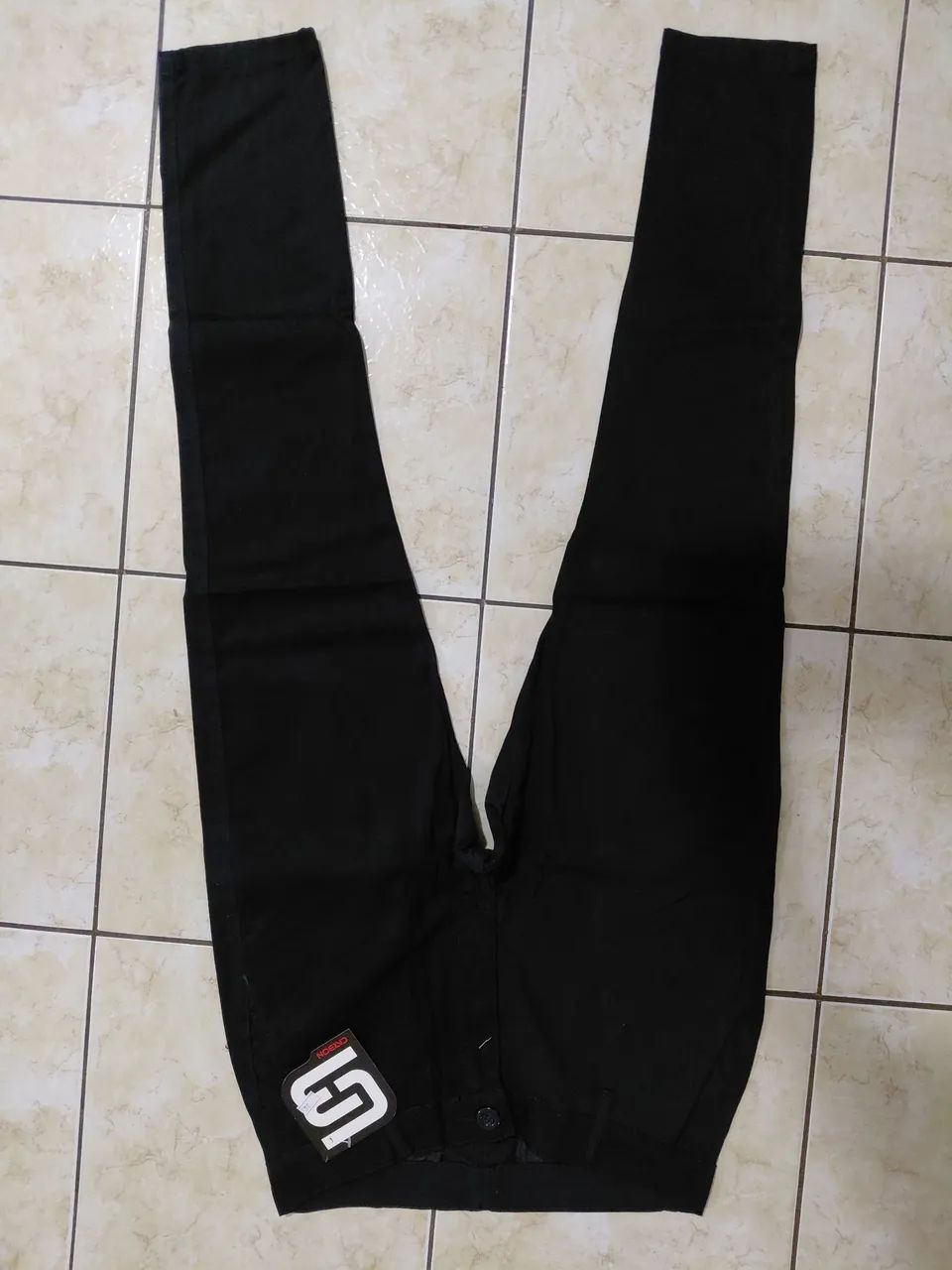 Kit 3 Calças Sarja 38 Masculina Com Elastano de Alta Qualidade e Algodão - Foto 3