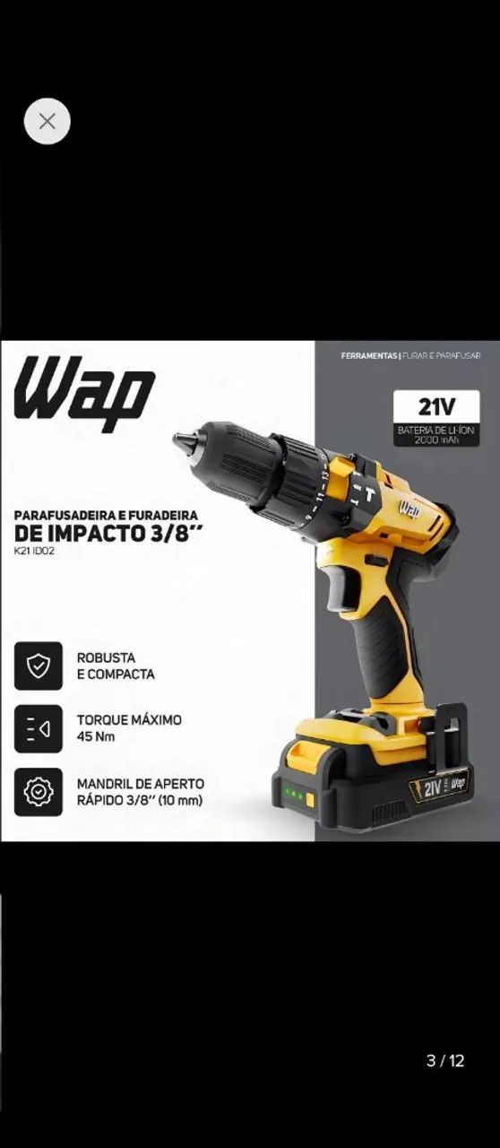 Parafusadeira Wap