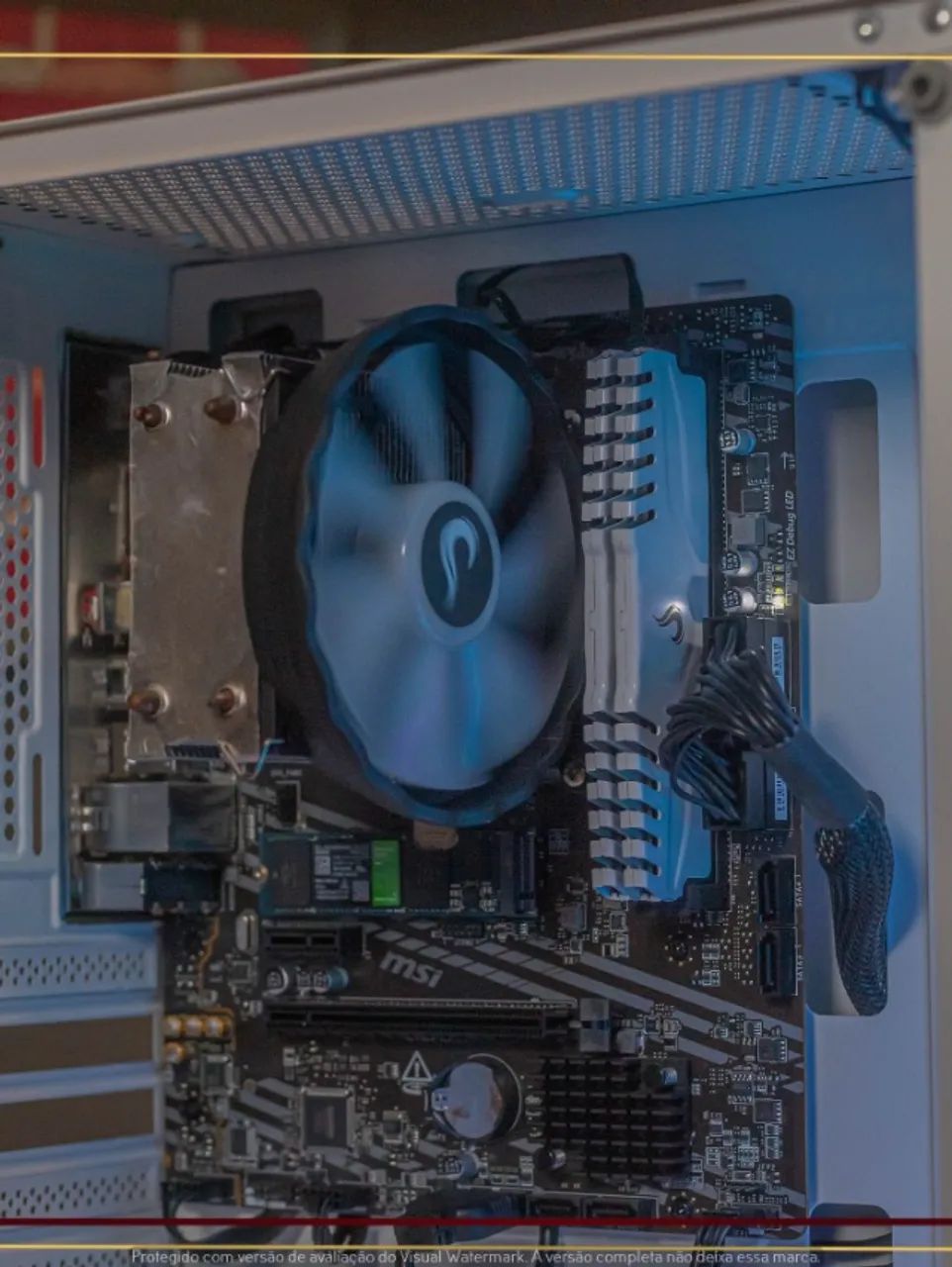 Setup Ryzen 5 5600GT, 16gb, 512gb NVMe, Fonte 500W, Gabinete Risemode + 3 Fans ARGB - Foto 4