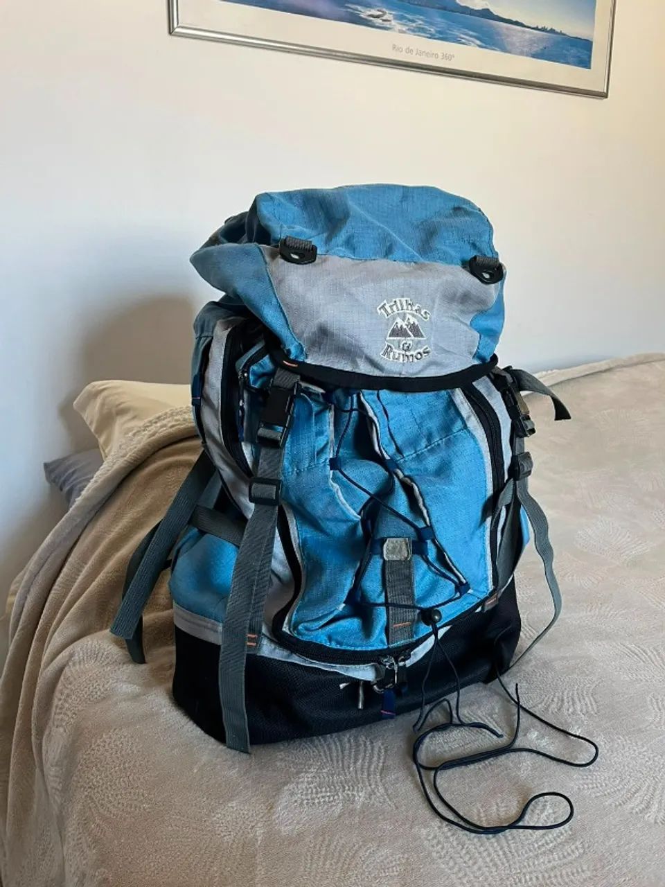 Mochila de Trilha 75L "Trilhas e Rumos" - Foto 3