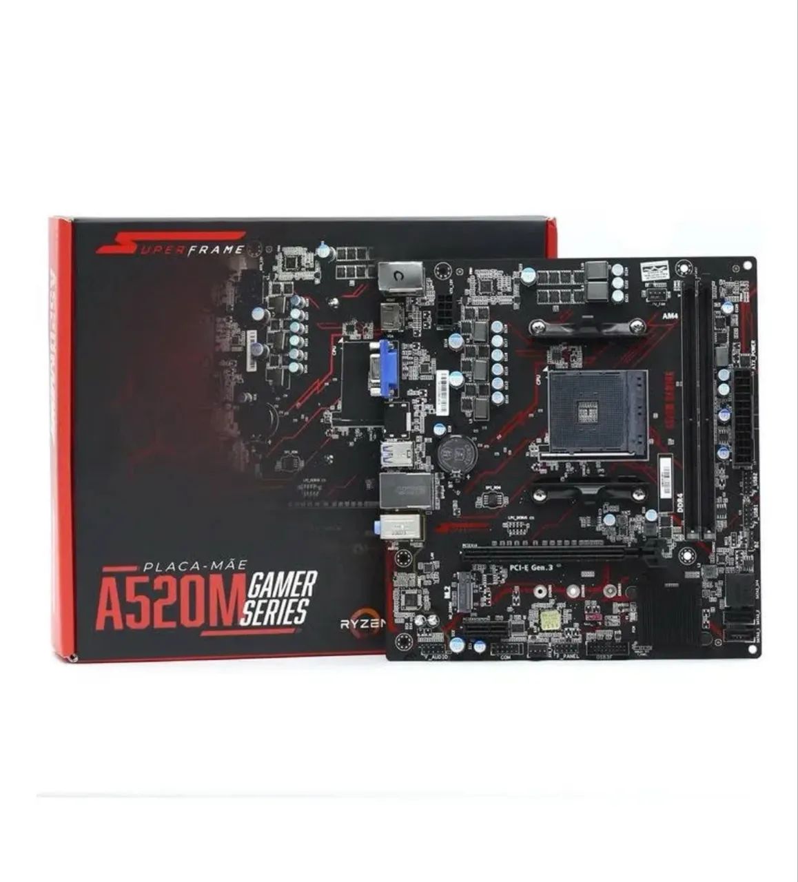 Placa mãe a520m super frame  - Foto 2