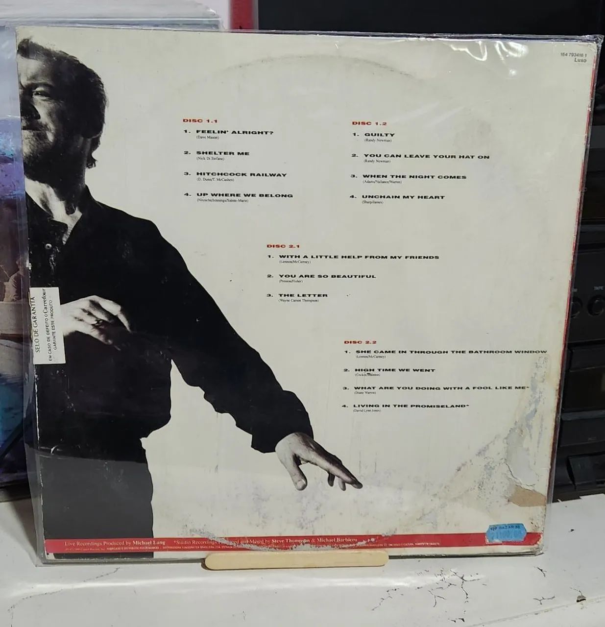 Disco vinil duplo JOE COCKER LIVE lp - Foto 2