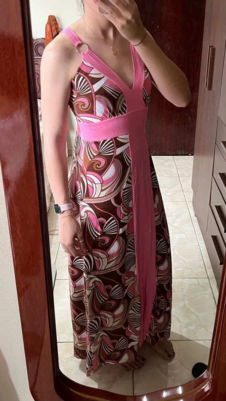 Vestido longo feminino 
