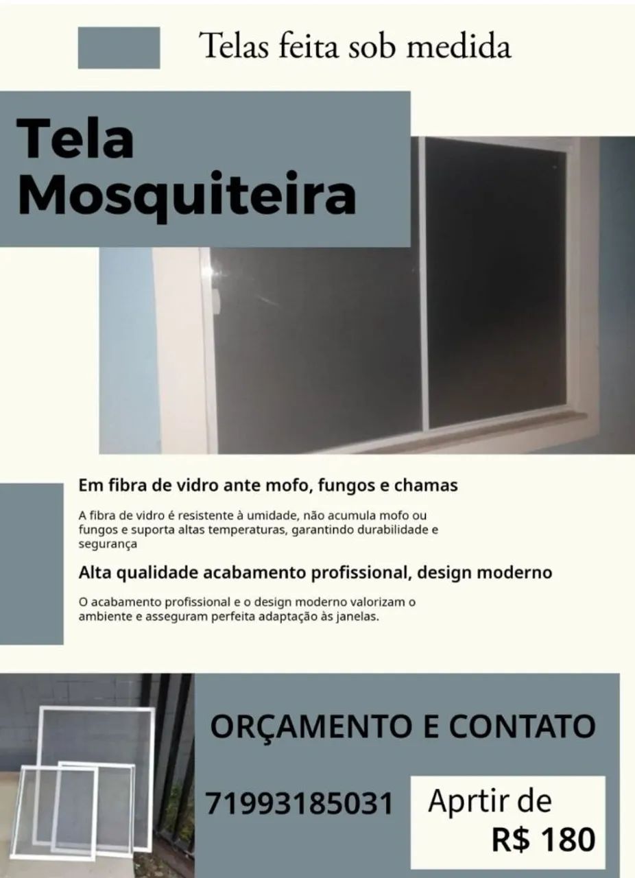 Telas mosquiteiros 