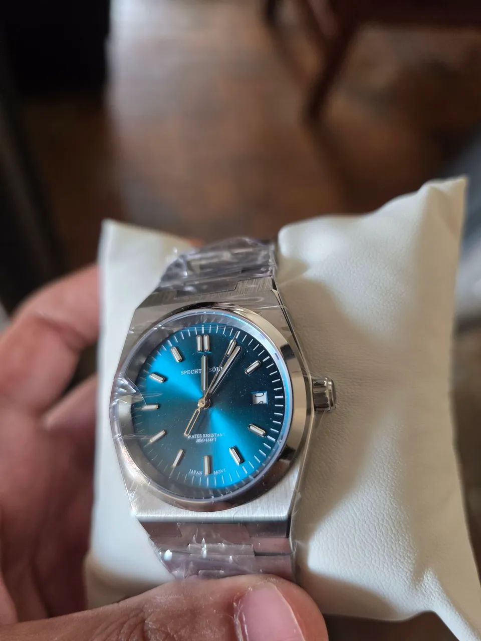 Relogio Specht e Sohne - azul claro - Estilo Tissot PRX  - Foto 2