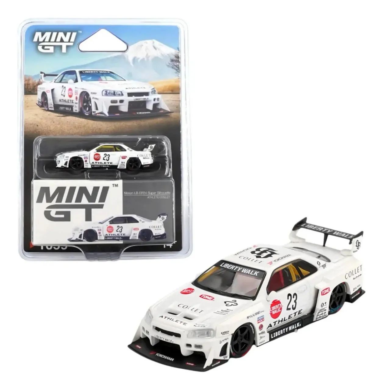 Nissan 1:64 GT Mini CONVENTION BRAZIL LB-R34 NISSAN GT MINI ミニカー Skyline Minis Counting - #843 LB-ER34 ミニカー